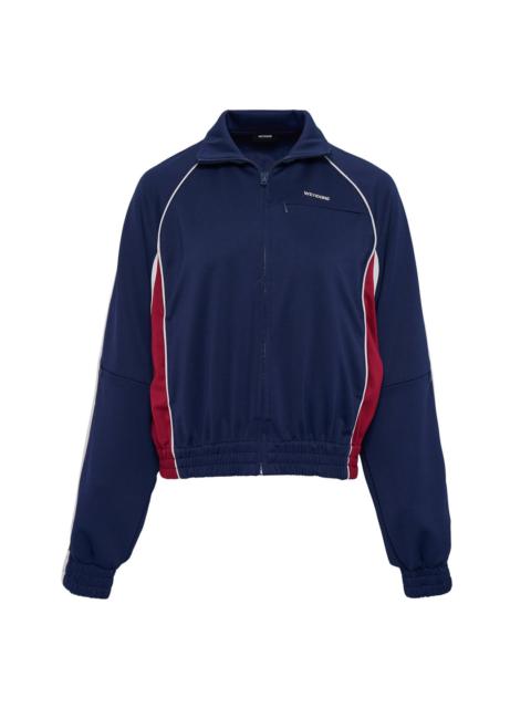 We11done Navy Womens Contrast Track Jacket