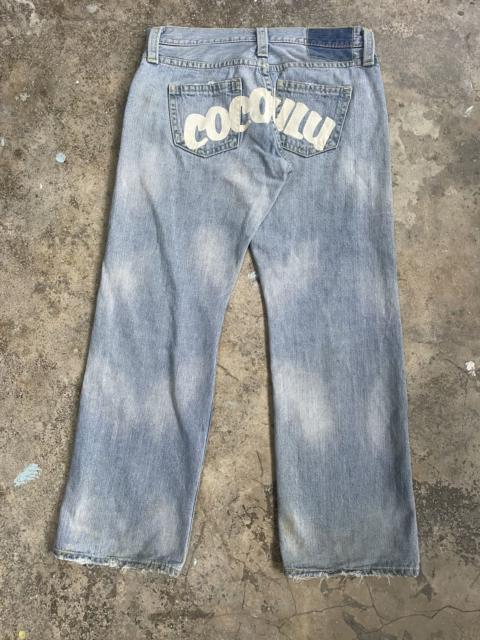 Other Designers If Six Was Nine - COCOLULU DISTRESSED BAGGY FADED DENIM JEANS