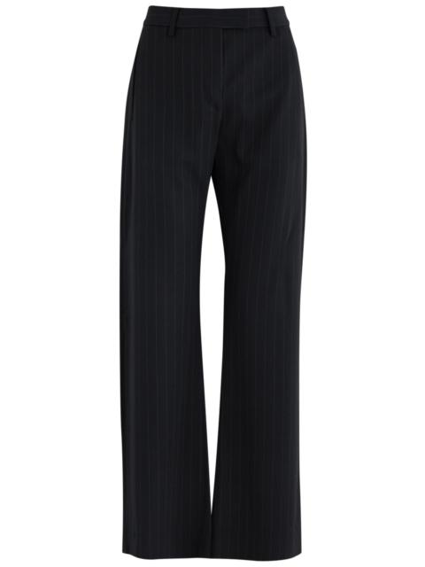 Acne Studios Acne Studios Pinstriped Straight-leg Twill Trousers