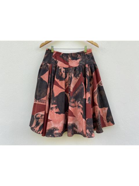 Other Designers Movie - Vintage Fullprint Studio Magazine Photoprint Artist Skirt