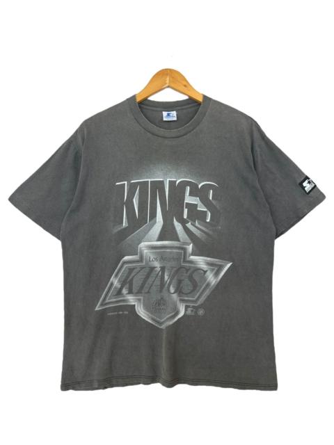 Other Designers Vintage 90s Los Angeles Kings Sunfaded Black Tees USA