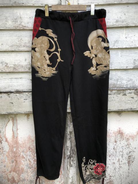 Other Designers Japanese Brand - Bullet Noise Japanese Classic Emblem Print Sweatpant