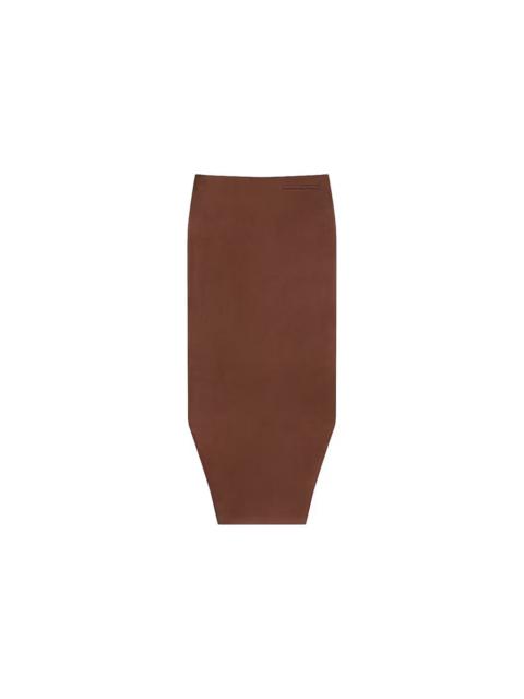 Givenchy Givenchy Front Kick Skirt Moka Brown