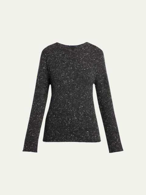 The Row Maira Speckled Cashmere Sweater