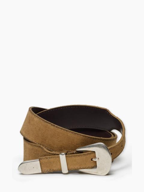 FORTELA FORTELA PHOENIX SUEDE LEATHER BELT SAND