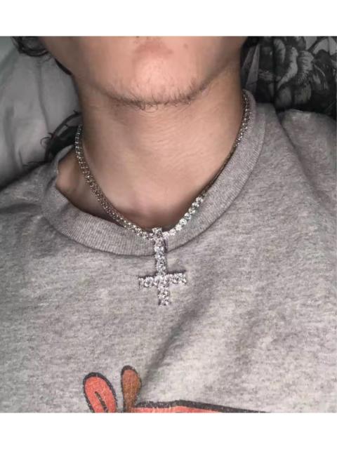 Other Designers Jewelry - 45 Cm Upside-down cross , shut 'em up necklace