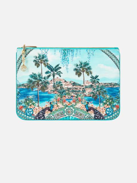 CAMILLA SMALL CANVAS CLUTCH