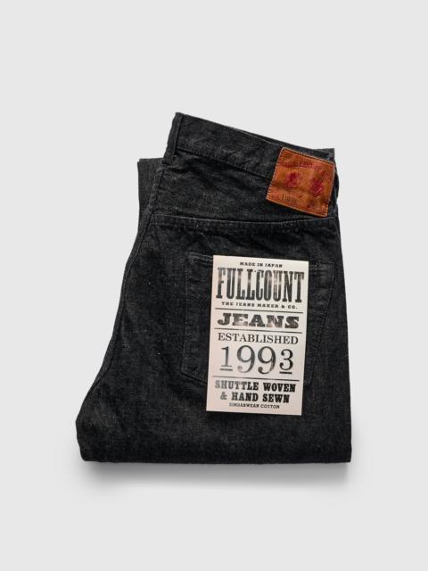FULLCOUNT 1101BK 13.7oz Black Selvedge Denim - Straight Fit