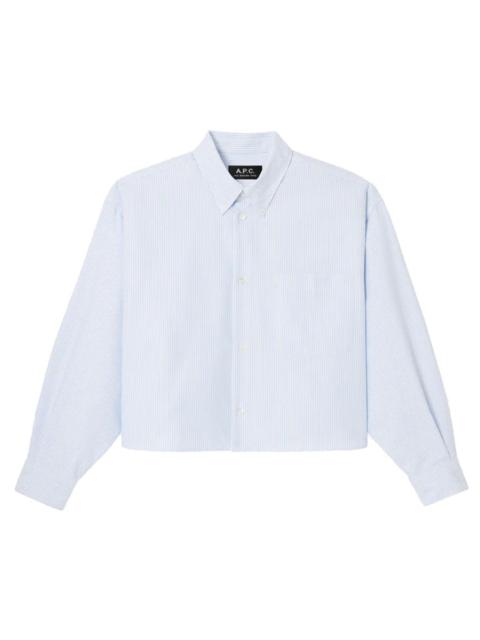 A.P.C. SOPHIA BUTTON DOWN SHIRT
