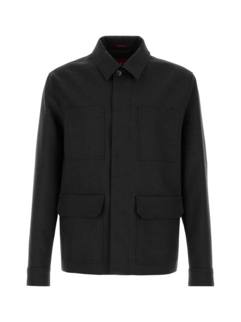 GUCCI Gucci Men Charcoal Wool Jacket
