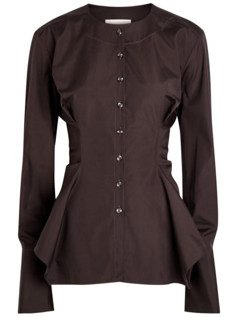 LIBEROWE Liberowe Lavinia Darted Cotton-poplin Shirt