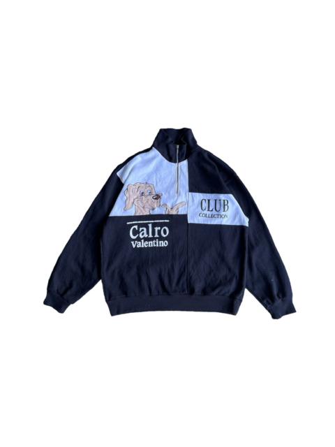 Other Designers Vintage - Vintage Calro Valentino Half Zipper Sweatshirt