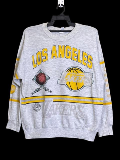Other Designers NBA - FADED🔥VINTAGE 90s LOS ANGELES LAKERS LONG GONE SWEATSHIRT