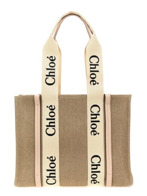 Chloé 'Woody Medium' shopping bag