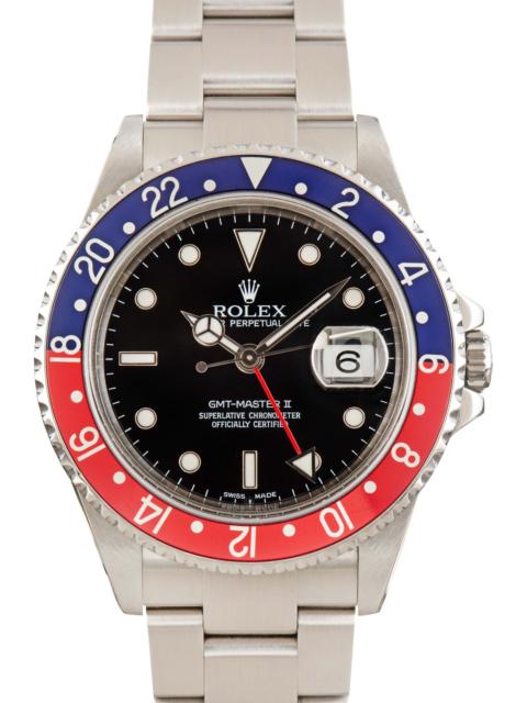 ROLEX 184403 Rolex GMT-Master II Ref 16710 Steel Pepsi