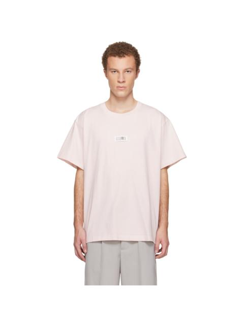 MM6 Maison Margiela Pink Numeric Cotton T-shirt