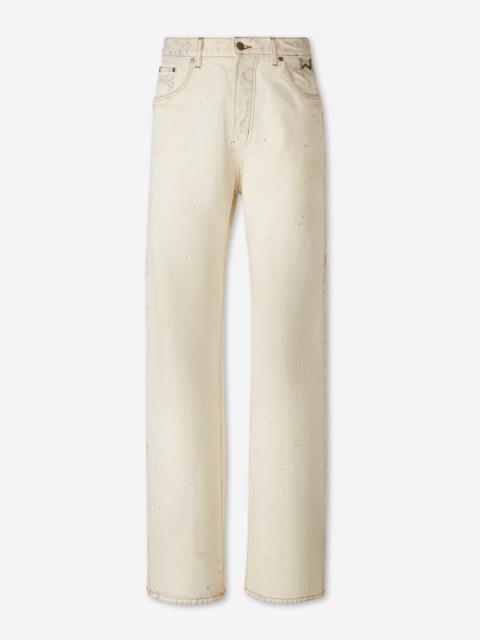 Rhude COTTON STRAIGHT LEG JEANS