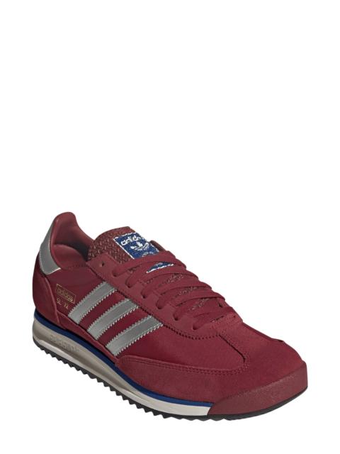 adidas adidas Gender Inclusive SL 72 RS Sneaker in Maroon/Silver Met/Off White at Nordstrom