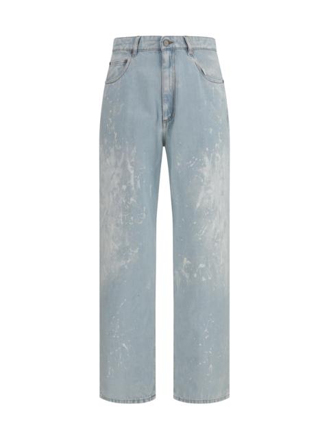 MM6 Maison Margiela Mm6 Splatter Effect Jeans