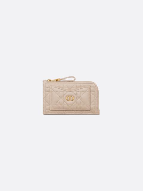 Dior Dior Caro Cosmos Zipped Card Holder