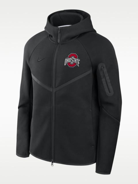 Nike Ohio State Tech Fleece Windrunner Men's Nike College Full-Zip Hooded Jacket