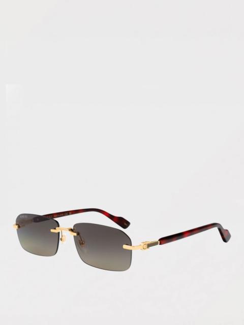 GUCCI Gucci Sunglasses Men Gold