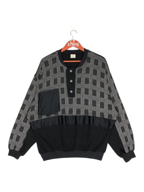 Other Designers Other - Michel Cohen Button Sweatshirt