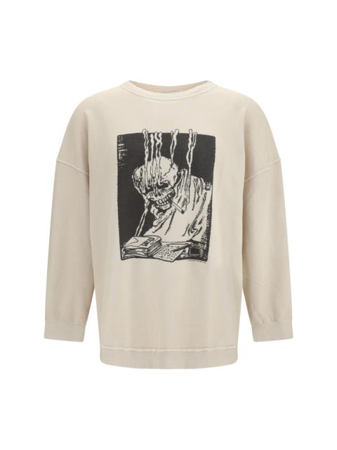 Our Legacy Our Legacy Angry Fan Mail Oversized Graphic Sweatshirt