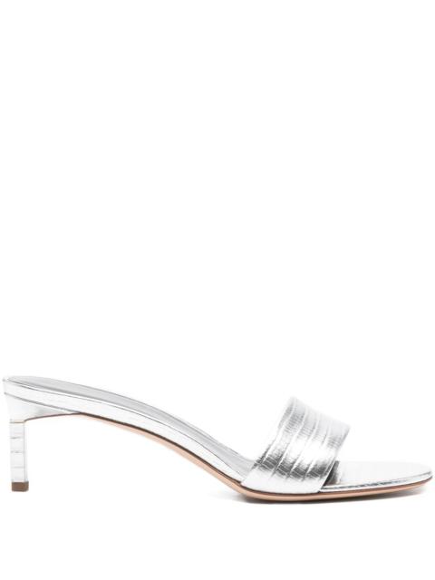TOM FORD metallic-finish leather sandals