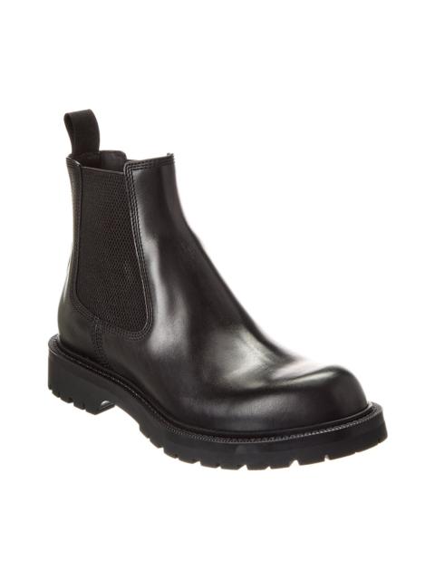 GUCCI Gucci Web Leather Bootie