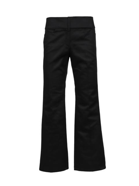 courrèges PANTALON BELTED POLYCOTTON / BLK