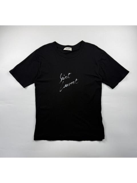 SAINT LAURENT Saint Laurent Logo Tee