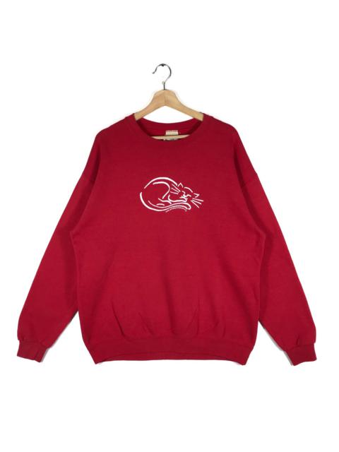 Other Designers Vintage - whiskersrescue vintage america sweatshirt