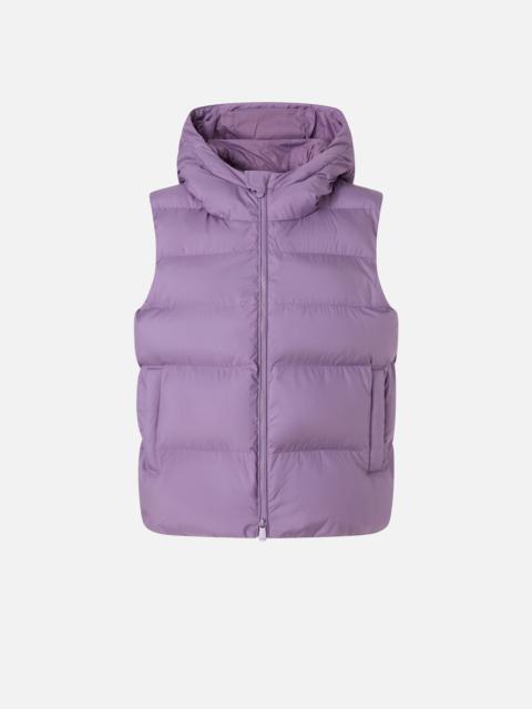 PINKO PADDED PUFFER GILET WITH HOOD