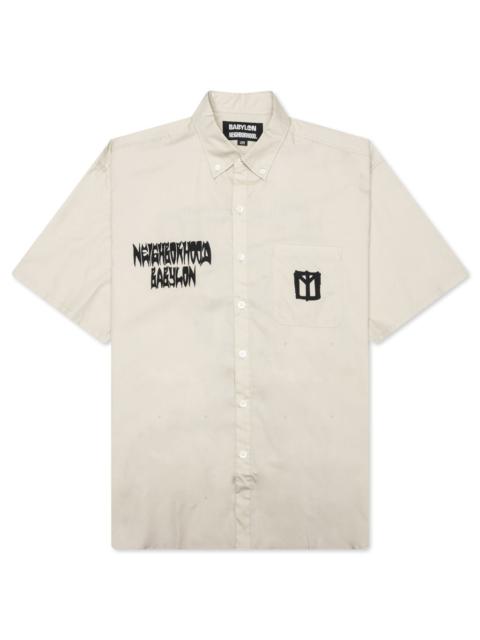 NEIGHBORHOOD NEIGHBORHOOD X BABYLON BD SHIRT SS-1 - BEIGE