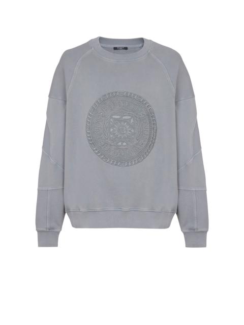 Balmain Embroidered Balmain Médaille sweatshirt