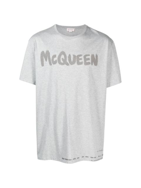 Alexander McQueen logo-print cotton T-shirt