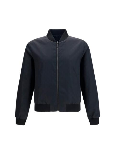 GUCCI Gucci Reversible Silk Faille Jacket Black