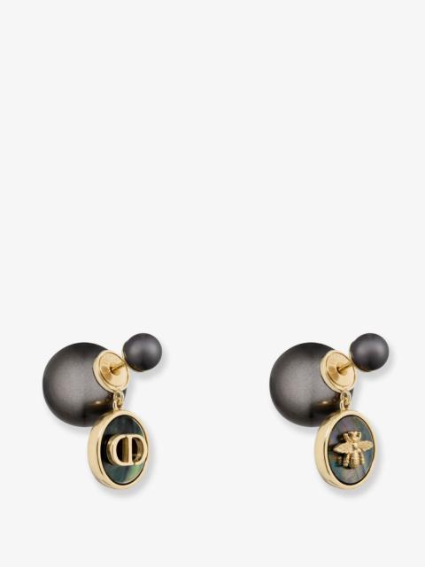 Dior Dior Women Dior Tribales Metal Earrings With Gold Finish