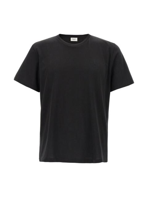 SAINT LAURENT Saint Laurent Men 'Cassandre' Embroidery T-Shirt