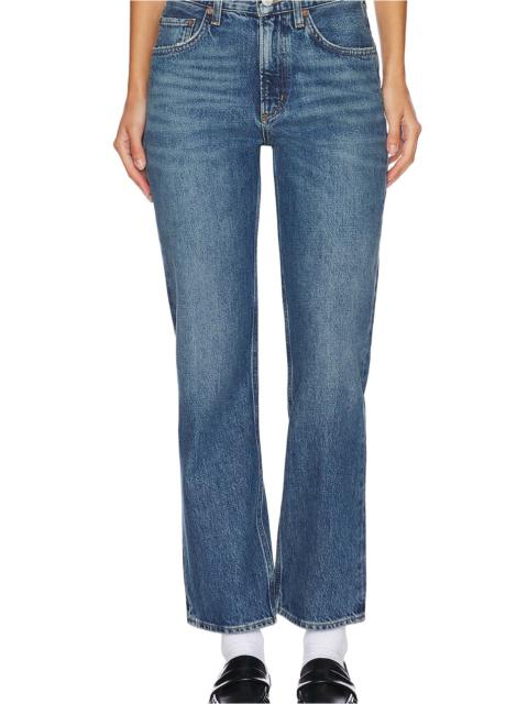 CELINE Francoise jeans in raw wash denim | REVERSIBLE