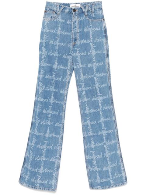 Vivienne Westwood Women Ray 5 Pocket Flared Jeans