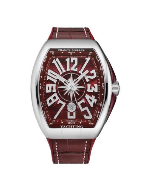 Franck Muller - Franck Muller Vanguardyact Automatic Red Dial Men's Watch 45SCYACHTREDWHT