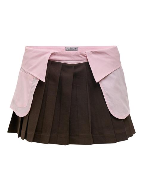 ASHLEY WILLIAMS Collar Mini Skort