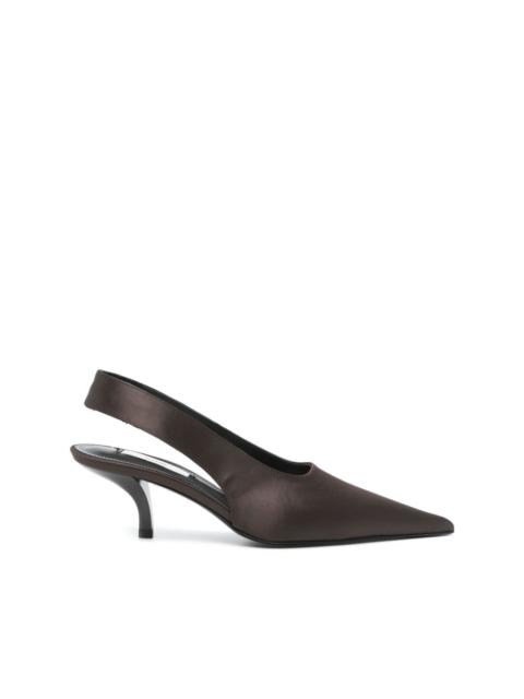 55mm Classic satin pumps