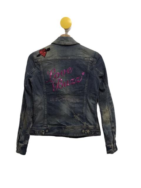 Vintage Hysteric Glamour Love Buzz Kinky Denim Jacket