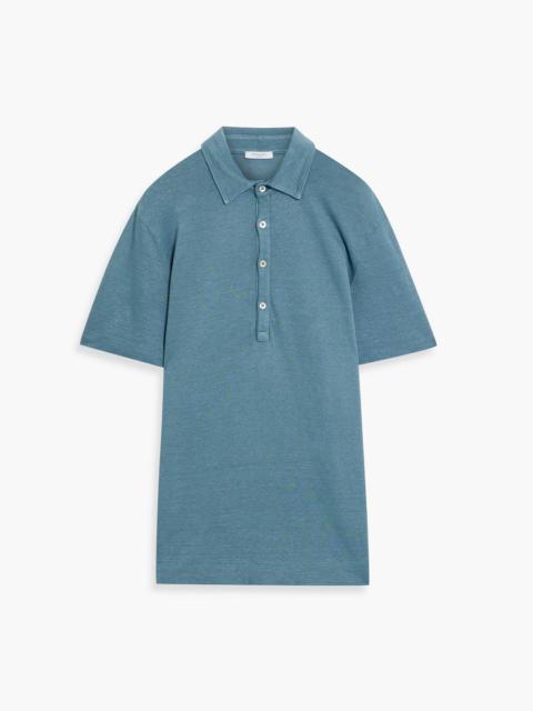 Other Designers Linen-jersey polo shirt