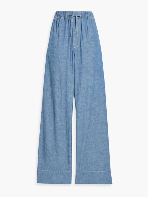 Other Designers Riley cotton straight-leg pants
