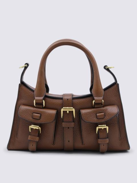 Mulberry Mulberry Brown Leather Mini Roxanne Heritage Top Handle Bag
