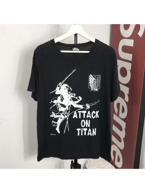 Other Designers Anime - Vintage SAO/Akame/Attack Of Titan anatomy wall rose Tee